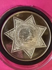 1 oz Ureka California Highway Patrol CCM Badge .999 Fine Silver & Capsule