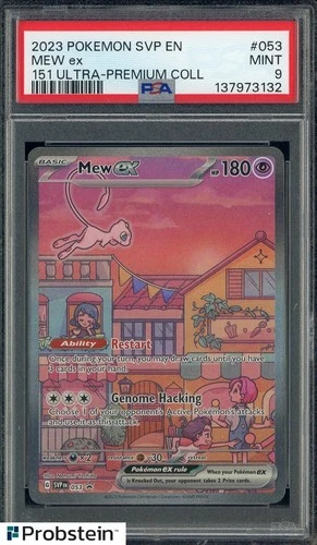 2023 Pokemon SVP En #053 Mew ex 151 Ultra Premium Collection PSA 9 MINT