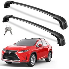 Lockable Roof Rack Cross Bars 220lbs RX350 Compatible with Lexus RX 2016-2022