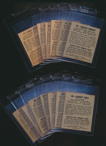1948 LEAF BOXING PARTIAL SET 35/49 G/VG BAER SULLIVAN JOHNSON DEMPSEY LAMOTTA - Picture 4 of 6