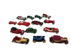 Vintage Diecast Classic Car Bundle 14 Mixed Models Matchbox, Dinky Toys Etc
