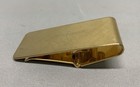 Vintage Jay Ward Marked Tie Clip - Tie Bar Folding Clasp - Gold Tone — photo 4
