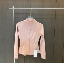 Lululemon Define Pink Full Zip Athletic Jacket with Pockets Women's Size 4