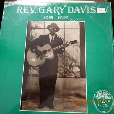 NM REV. GARY DAVIS 1935-1949 YAZOO L1023 US VINYL LP in still in shrink