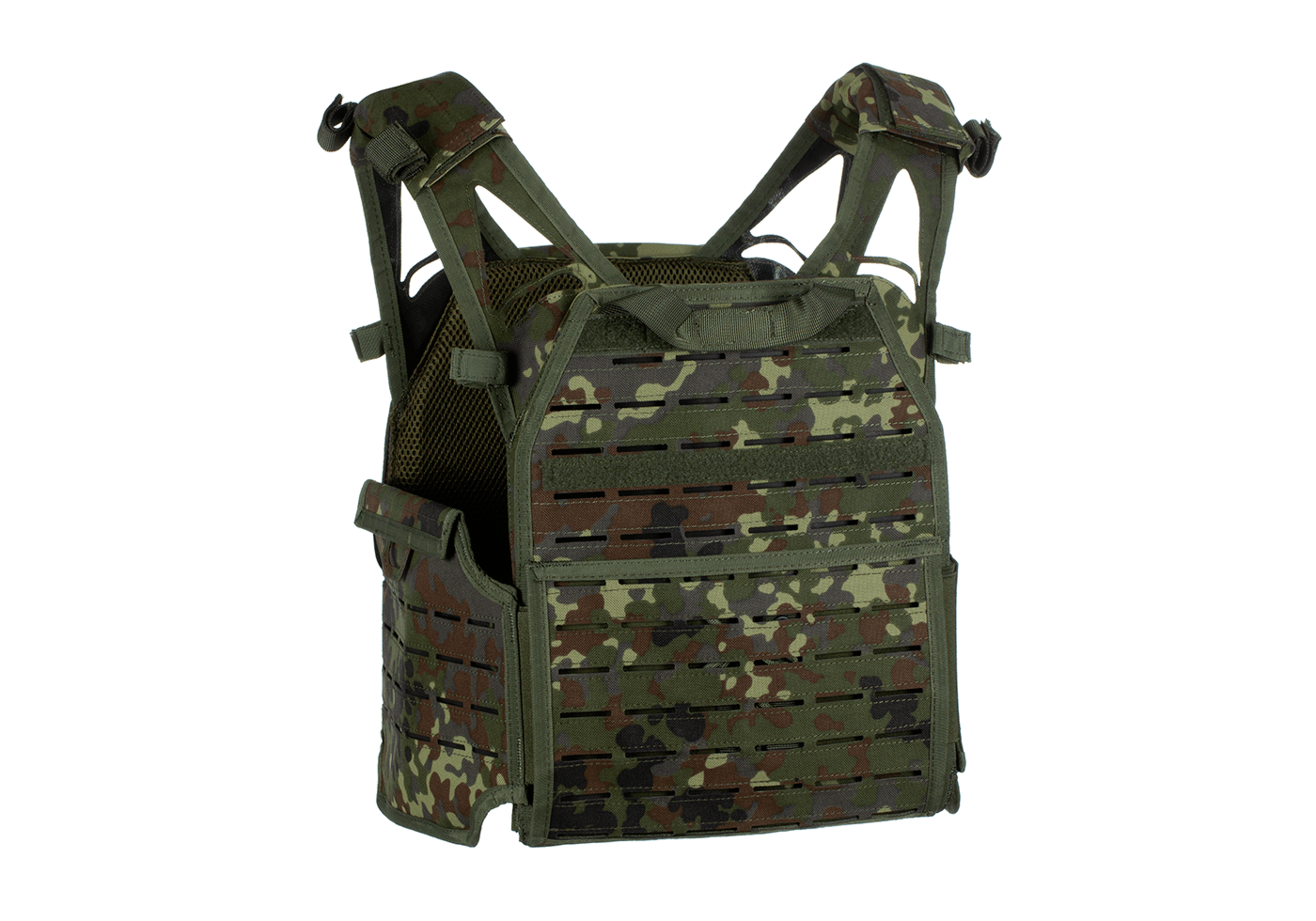 Invader Gear Action Games Reaper Camo Molle Plate Carrier Flecktarn Spec Op Vest