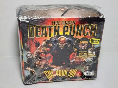 Five Finger Death Punch Got Your Six Box Set NEW SEALED Best Buy Deluxe CD Shirt