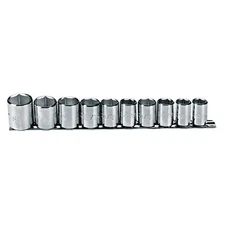 Proto J52122 3/8 Drive 10 Pc. Socket Set - 6 Point