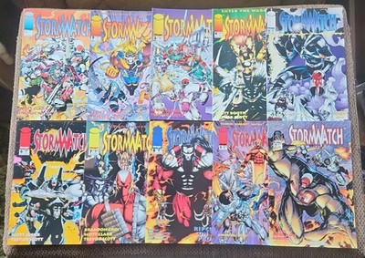 Stormwatch #1 #2 #3 #4 #5 #6 #7 #8 #9 #10 Jim Lee J. Scott Campbell VINTAGE