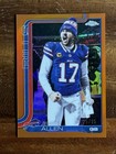 2025 Topps Chrome Football Orange Refractor Josh Allen #34