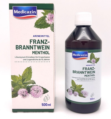   Medicazin Franzbranntwein Menthol Ethanol Eucalyptus zum Einreiben 500ml  