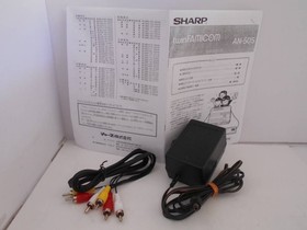 SHARP Twin Famicom Console AN-505BK AC Adapter AV Cable Set