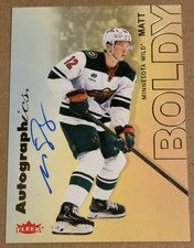 2025-26 Flair Matt Boldy SP On Card Auto Minnesota Wild #A-MB