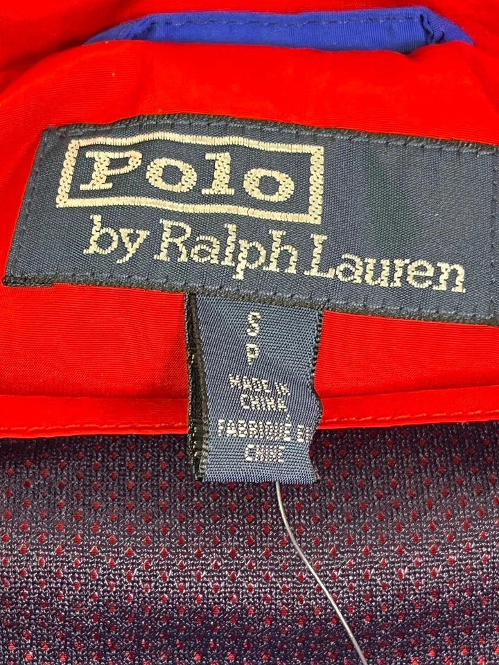 Polo Ralph Lauren Alta Tecnología Bloqueado de Color Utilitario Carga Bolsillo Capucha Chaleco Pequeño Nuevo con Etiquetas Foto 2 de 4