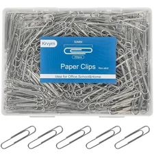 Large Paper Clips Non-Skid, 2 Inch Jumbo PaperClips, 300 Pcs Metal Paper Clip...