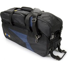 3 Ball Deluxe Bowling Tournament Roller Tote with detachable Shoe