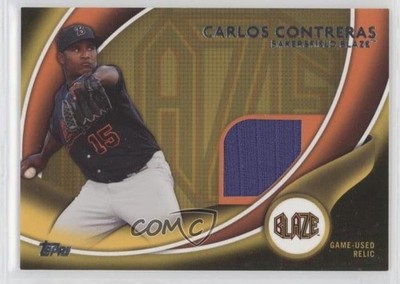 2014 Topps Pro Debut Duds Gold 34/50 Carlos Contreras #DD-CC tj0