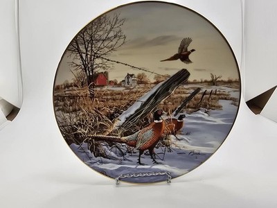 WINTER COLORS RING-NECKED PHEASANT Plate Field Birds of North Americ (SB1025835)