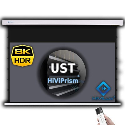 HiViLux  UST/CLR Tension-Motorleinwand   HiViPrism Cinema HDR   Schwarz/Weiß