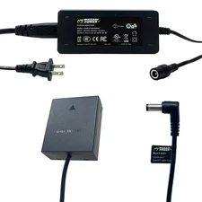 Wasabi Power DC Coupler with AC Power Adapter for Olympus BLH-1