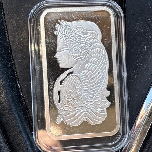 PAMP Suisse Swiss 1oz .999 Fine Silver Bullion Bar No Assay C128264