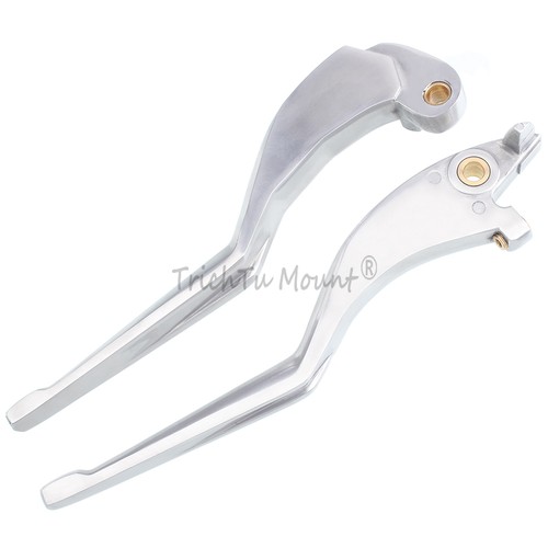 Chrome Hand Brake Clutch Levers For Indian Scout Bobber Sixty with ABS 2017-2021 - Picture 12 of 17