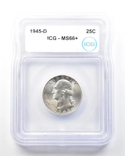 1945-D Washington Quarter MS66+ ICG *1782