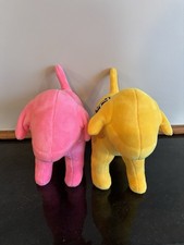 Victoria s Secret PINK Nation Large Velour DOG PLUSH Set