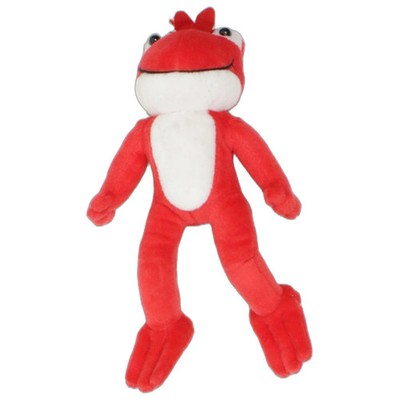 Holtzmann Creativ Frosch Kuscheltier 20 cm Rot Weiß Plüschtier gebraucht