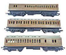 Rake Of 3x Hornby OO Gauge LNER Teak Clerestory Coach Model Railway Rare Unboxed