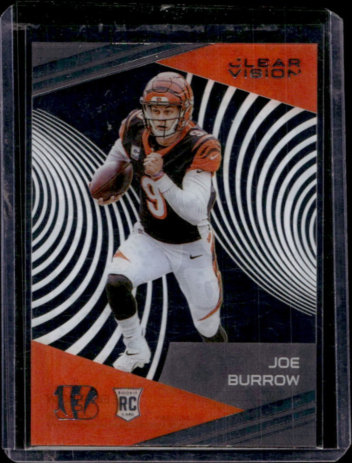 2020 Chronicles Joe Burrow Clear Vision Rookies RC Rookie #CV-1 Bengals