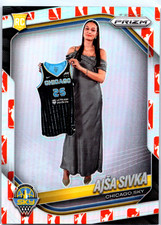 Ajsa Sivka 2025 Panini Prizm Rookie WNBA Logo Prizm #85 Chicago Sky RC