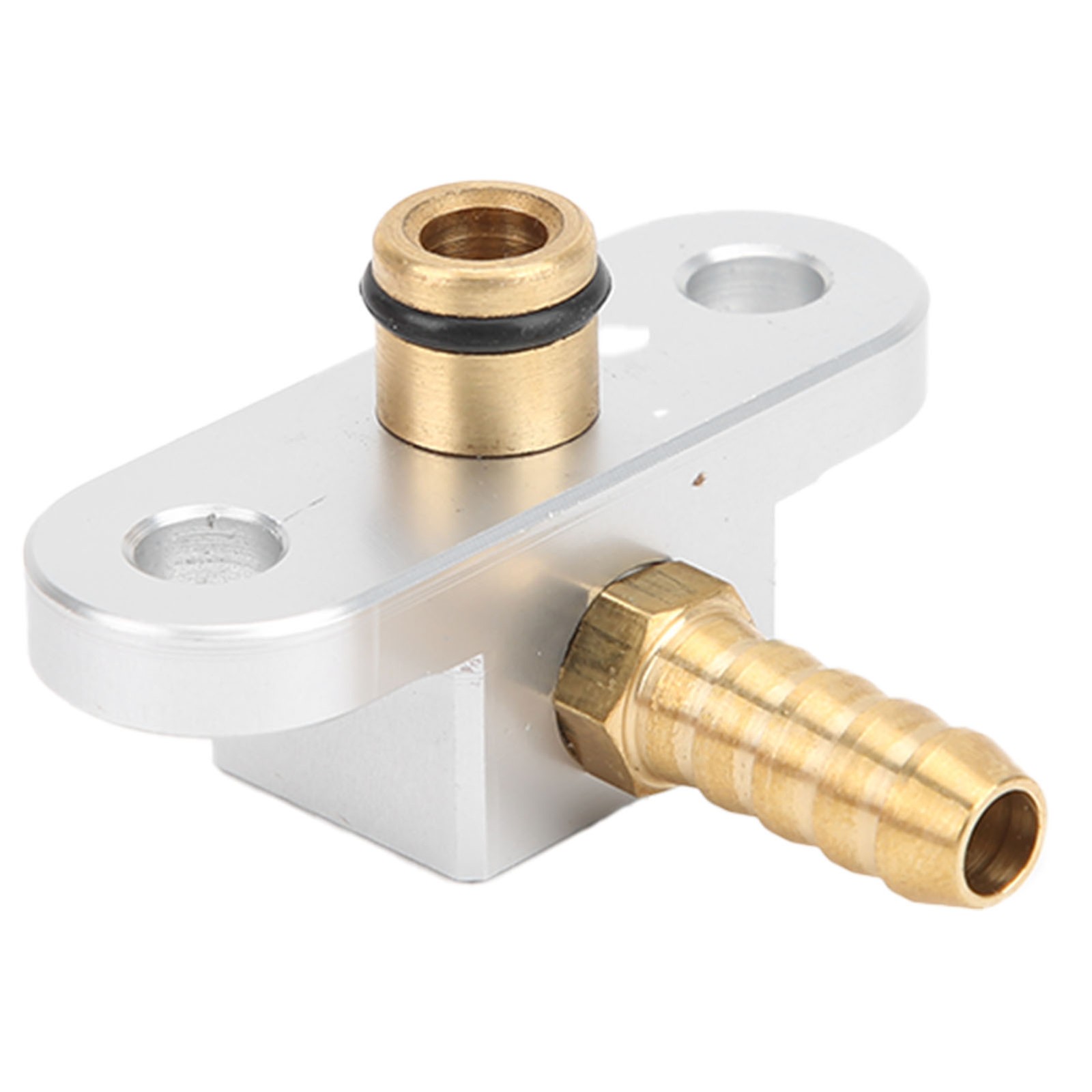 Car Fuel Rail Adapter Fuel Pressure Regulator Fitting Aluminum Fuel Rail Ad VUVA