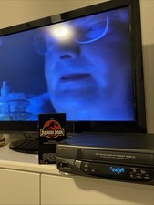 Sanyo VHS Player On Screen Display Model VWM-270 Black Parts / Repair Read