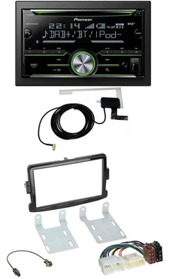 Pioneer CD USB MP3 Bluetooth 2DIN DAB Autoradio für Dacia Dokker Logan Duster Lo