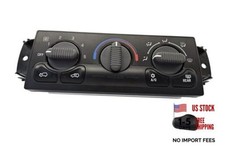 Front A/C Heater Climate Control Module Panel with Rear Window Defogger 599-218