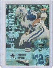 EMMITT SMITH 1995 SUMMIT TEAM SUMMIT INSERT CARD DALLAS COWBOYS