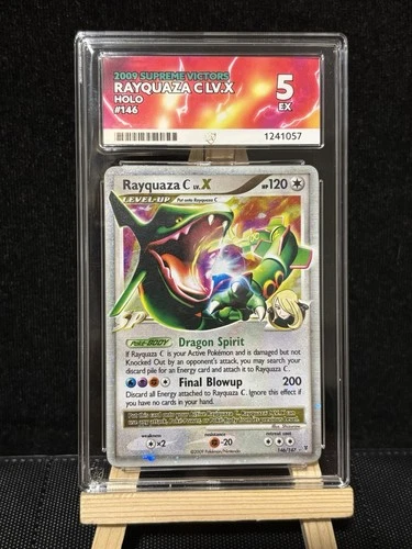 Rayquaza [C] LV.X 146/147 ACE graded card