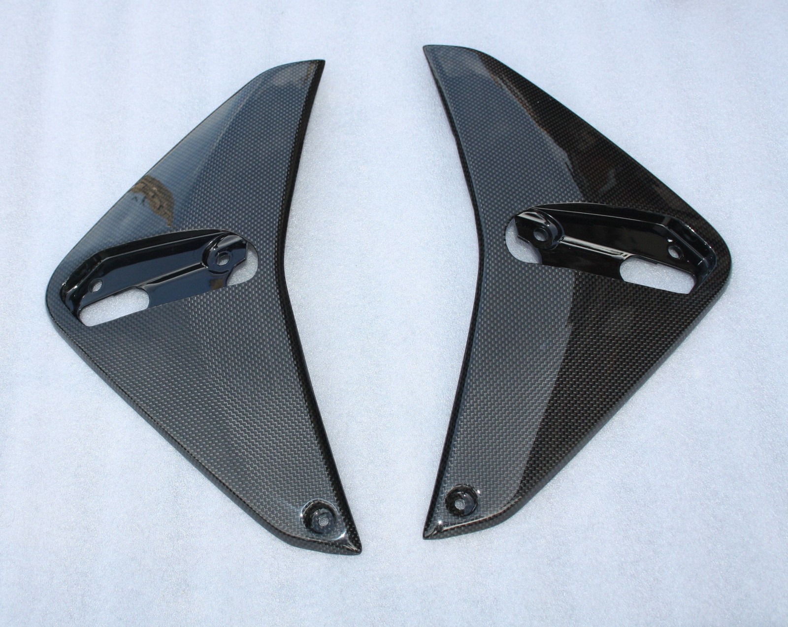 Écopes de radiateur carbone Ducati Streetfighter V4 2025 cache protection moto