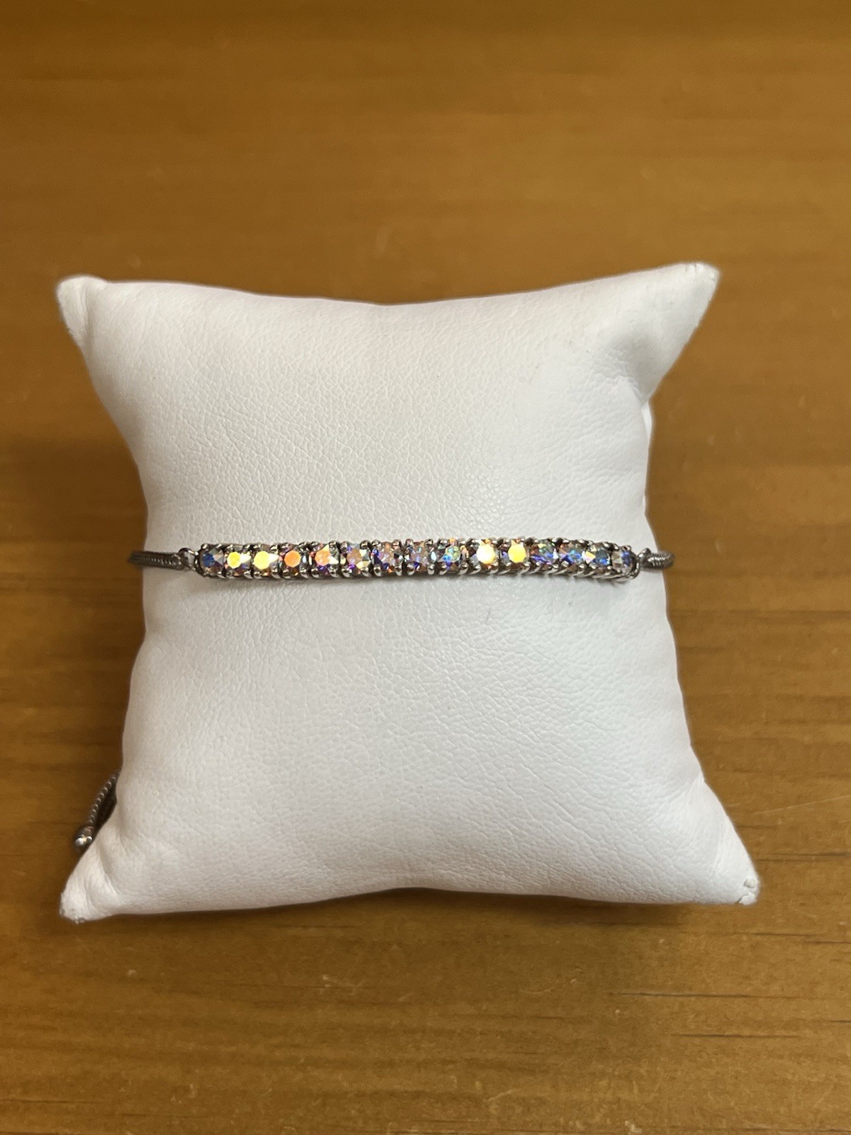 Djoy D'Joy Sterling Silver Rainbow Rhinestone Cin… - image 1