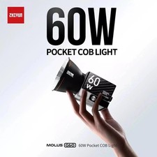 ZHIYUN MOLUS G60 Combo 60W Mini Led Video COB Light APP Control Bi-Color Softbox