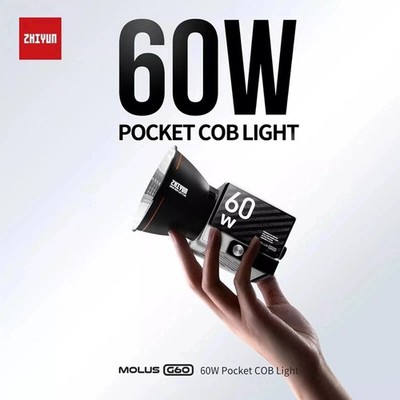 Zhiyun Molus G60 Combo 60W Mini Led Video COB Light APP Control with Softbox