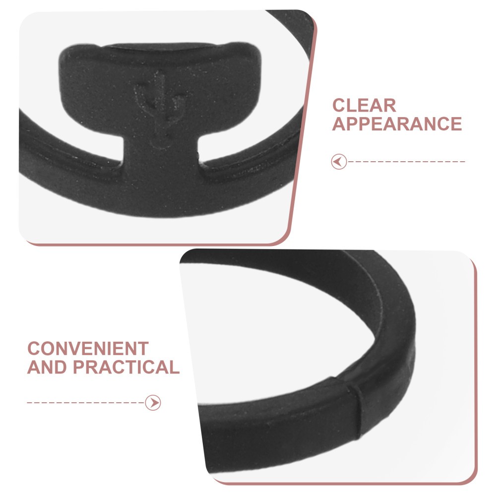 20 PCS Usb Silicone Dust Plug for Torch Charging Port Type Anti-dust