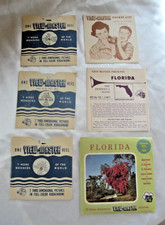Vintage View-Master - 3 Reel Set FLORIDA Pamphlet 1955 Vacationland Series