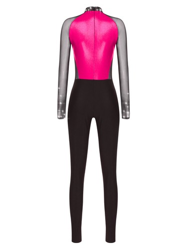 Women Dancewear Training Bodysuit Gymnastics Jumpsuit Romper Leotard Playsuit - Picture 82 of 99