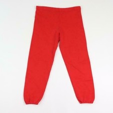 Russell Athletic Dri-Power Closed Bottom Sweatpants - Youth Small - True Red