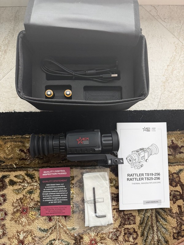 AGM Rattler TS25-256 Thermal Rifle Scope 256x192. New/Only Tested Once. Perfect