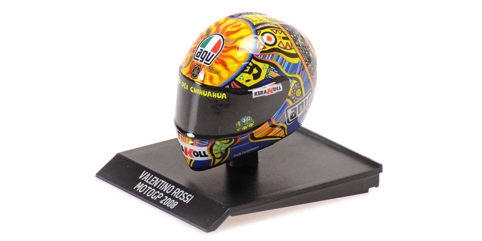 Minichamps 1/10 HELMET VALENTINO ROSSI MOTOGP 2008 - 315080046