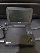 Philips PET741B/37 Black Digital 7" Portable DVD Player Working  Power Cable
