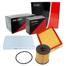 MAXGEAR POLLEN- LUFT- ÖL-FILTER PAKET passend für PEUGEOT 307 BREAK 3E 307 CC 3B