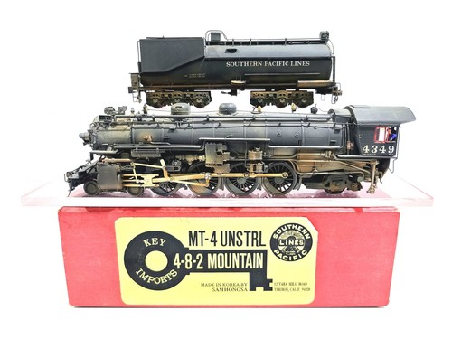 Key Imports SP MT-4 4-8-2 Mountain Southern Pacific #4349 HO Messingmodell CP | Zustand: Used